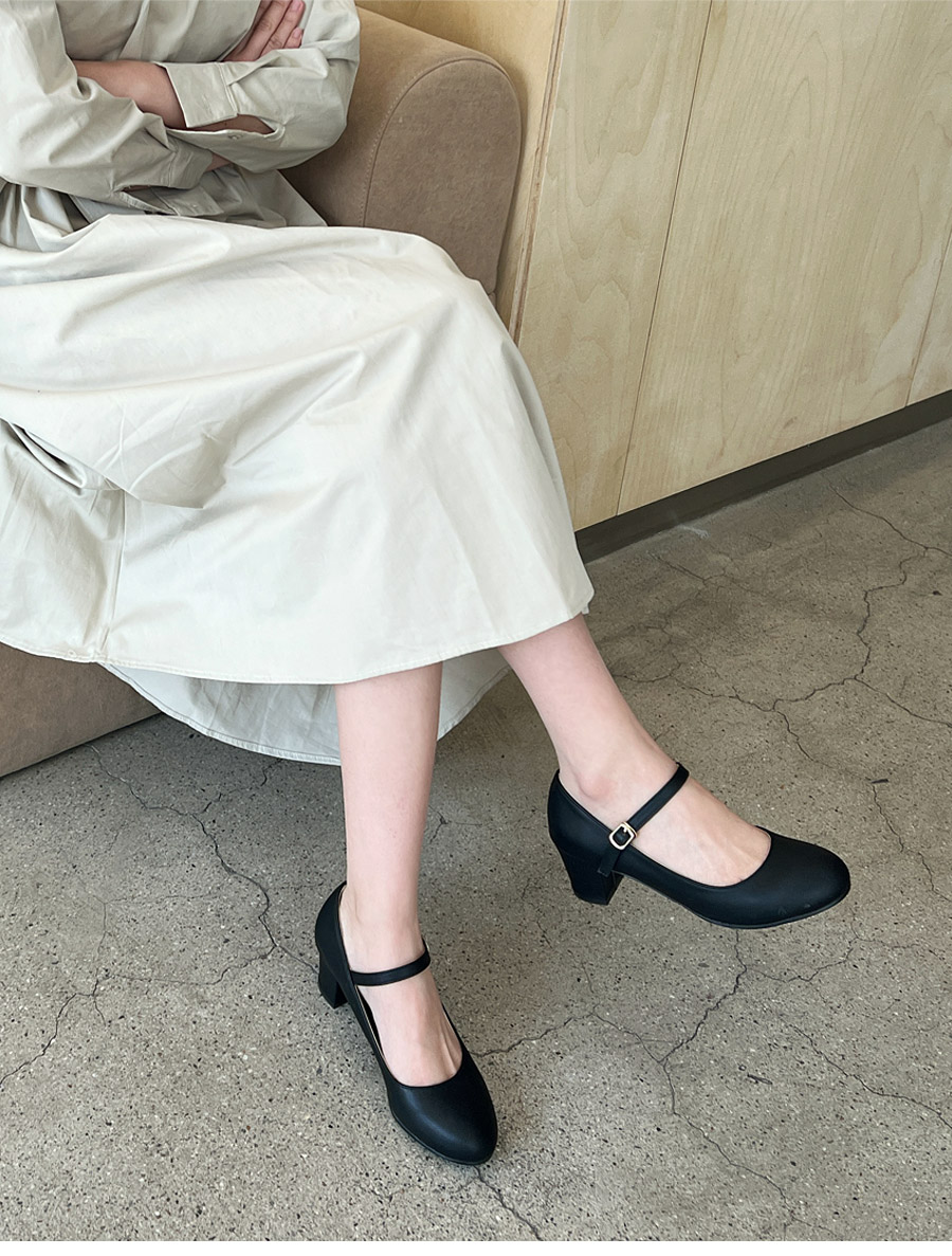 [스테디셀러] 케일리 메리제인 미들힐 펌프스 6cm 상세 이미지 36