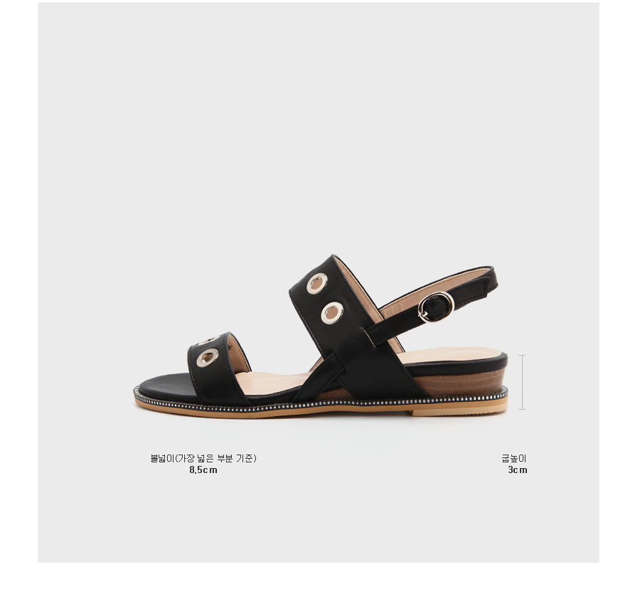 Giày sandal đế thấp 3 cm cho nữ SOVO