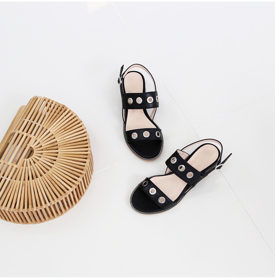 Giày sandal đế thấp 3 cm cho nữ SOVO