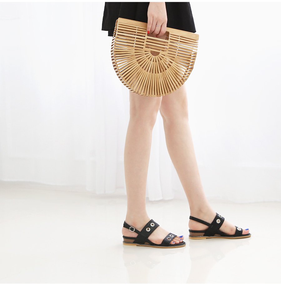Giày sandal đế thấp 3 cm cho nữ SOVO