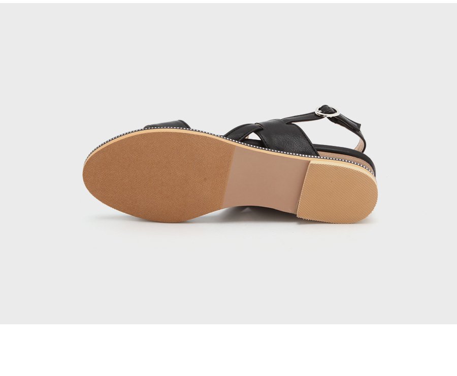 Giày sandal đế thấp 3 cm cho nữ SOVO