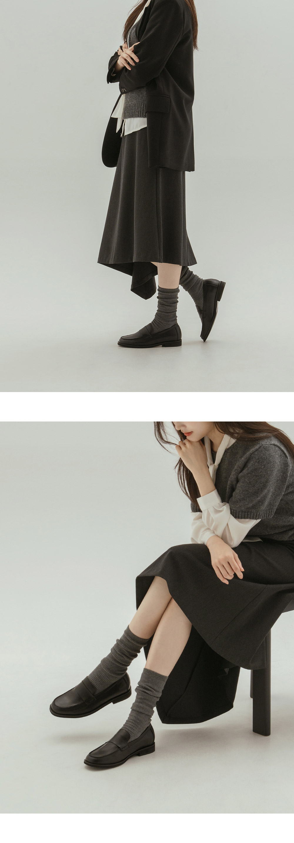 소렌 소가죽 베이직 로퍼 2cm, 230mm,235mm,240mm,245mm,250mm,255mm,로우힐,라운드토우,플랫,로퍼 ...